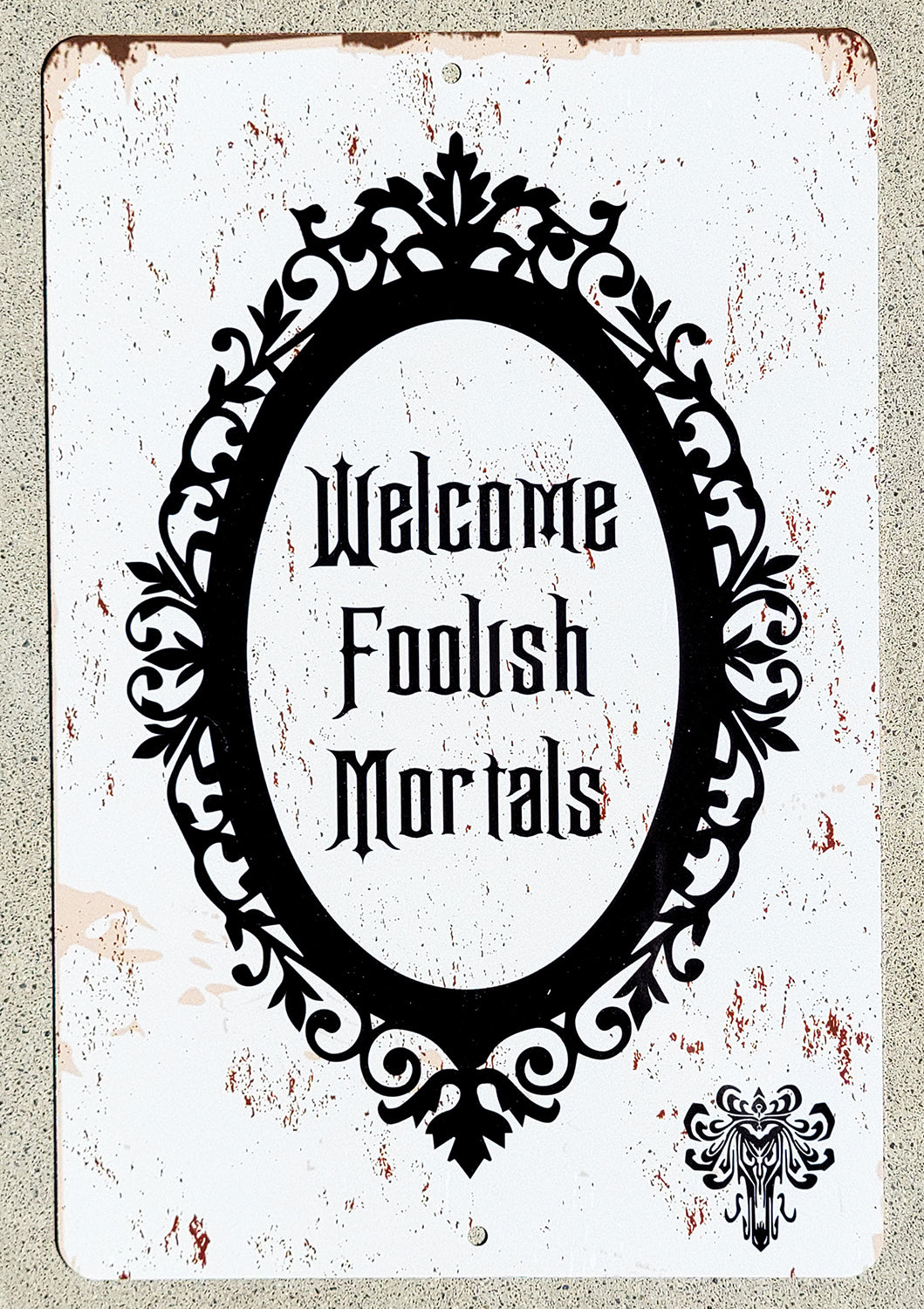 thumbnail image 2 of Welcome Foolish Mortals Haunted Mansion Mirror Door Hanger SVG – Kim 2 of 13
