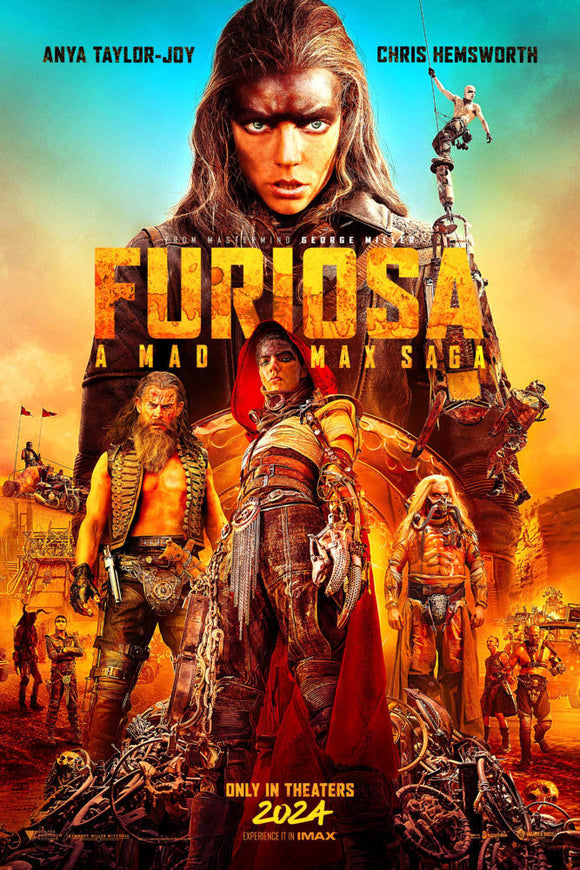Furiosa Movie Poster Anya Taylor-Joy - 16x24