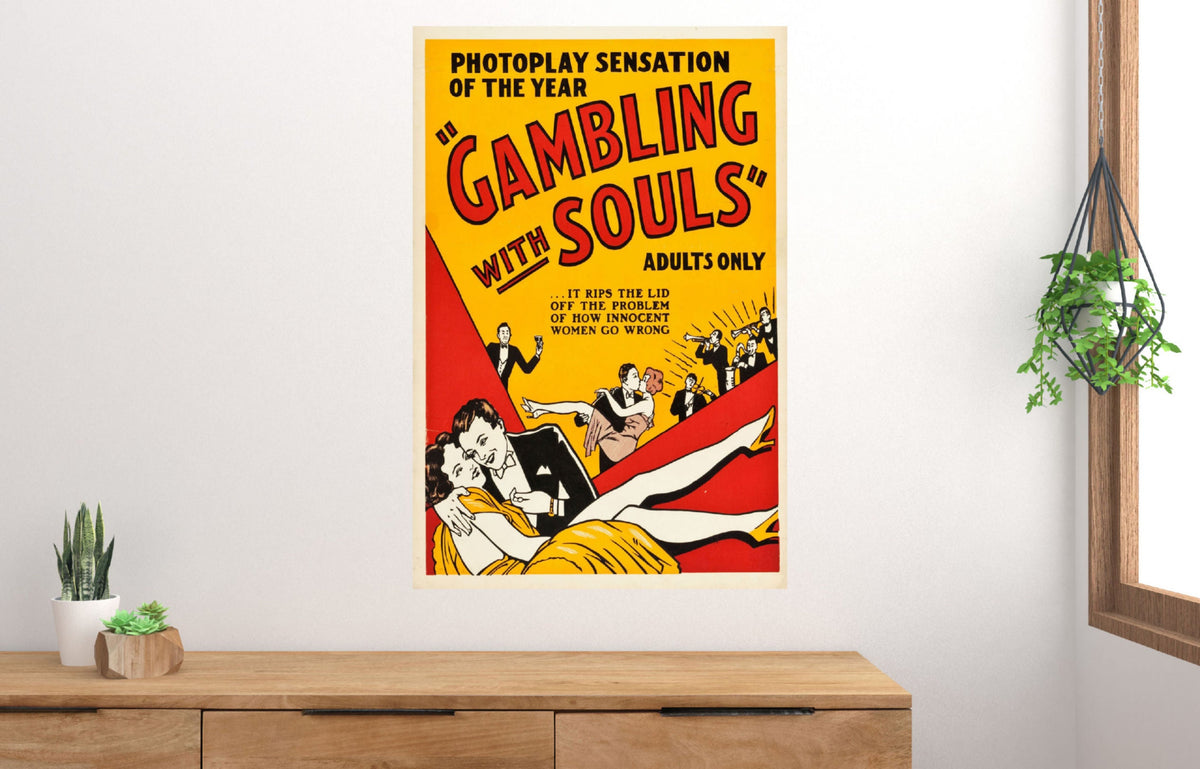 Gambling with Souls Movie Poster 27x40 The Poster Depot