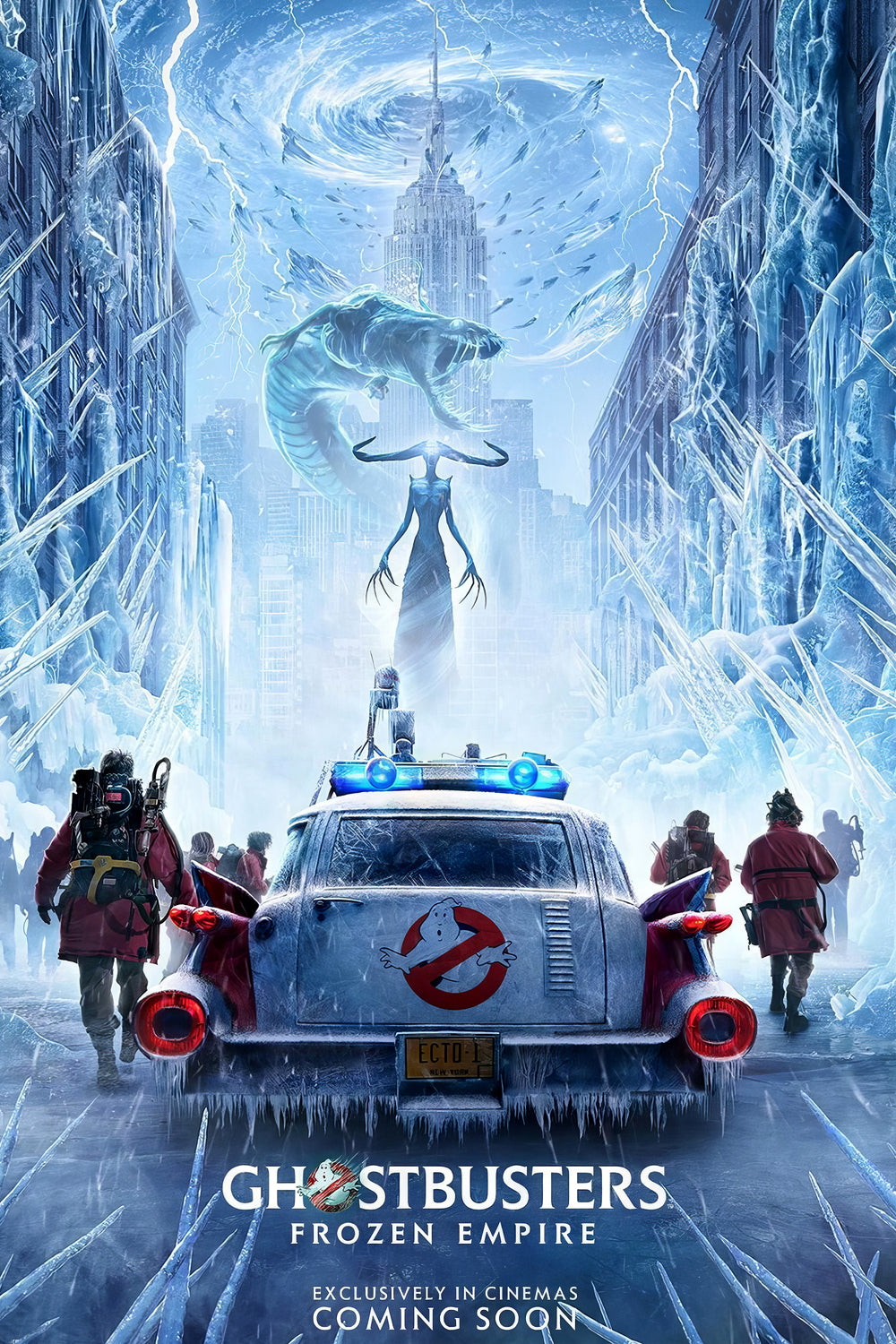 Ghostbusters Frozen Empire Movie 11x17 poster #C for sale cheap United States USA