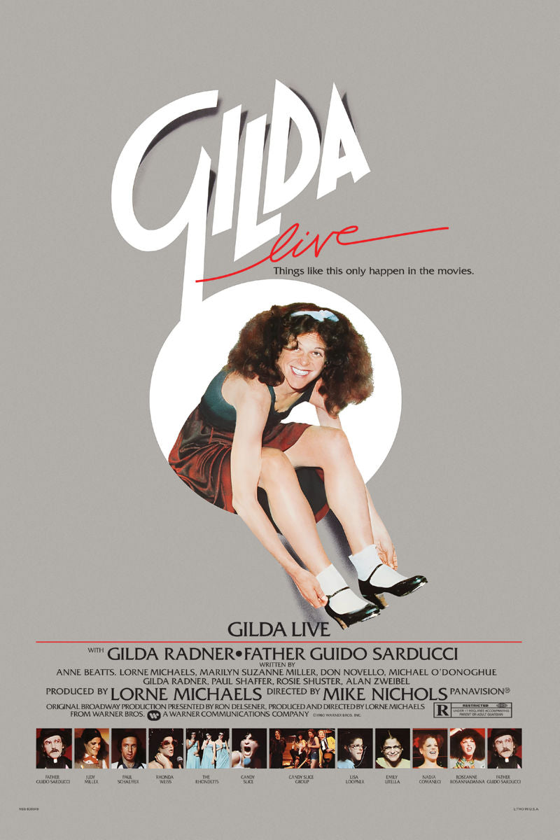 Gilda Radner Live Poster (11"x17") The Poster Depot