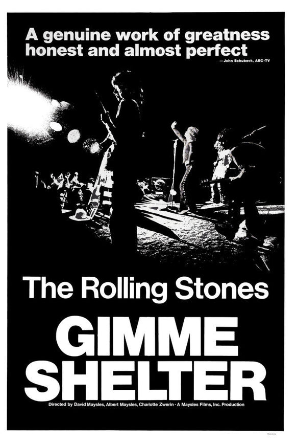 Gimme Shelter Movie Poster The Stones - 27x40
