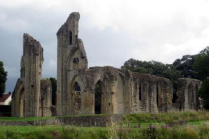 Glastonbury Abbey 11x17 poster 11x17 for sale cheap United States USA