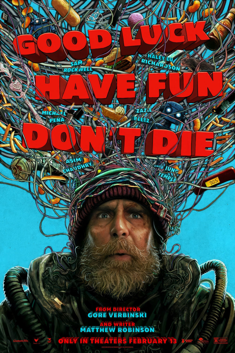 Good Luck Have Fun Don't Die Movie Poster Wires - 27"x40" The Poster Depot