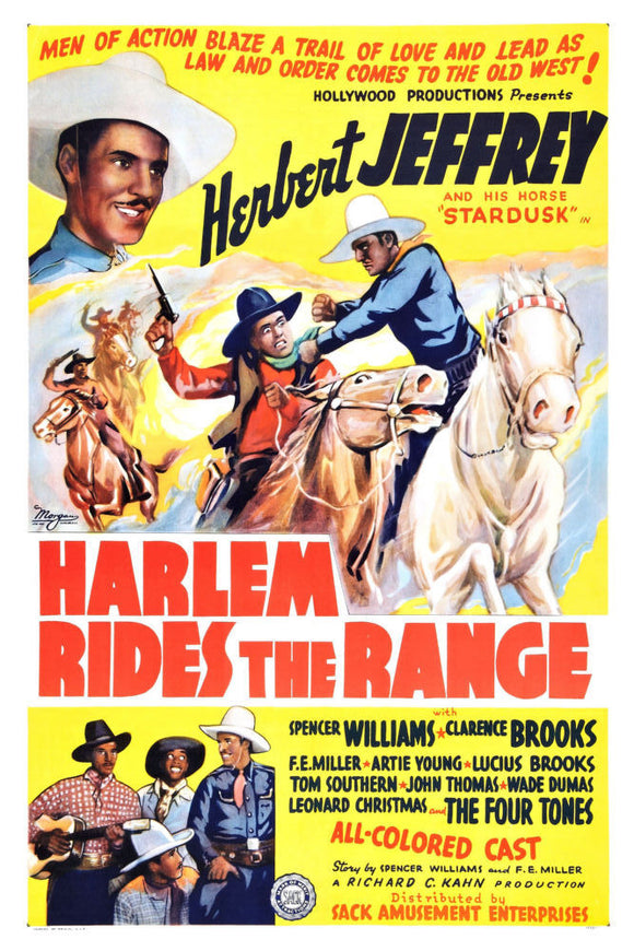 Harlem Rides The Range Movie poster - for sale cheap United States USA