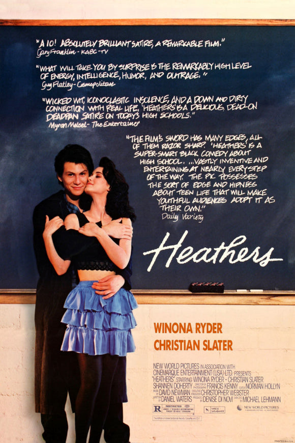 Heathers Movie 11x17 poster for sale cheap United States USA