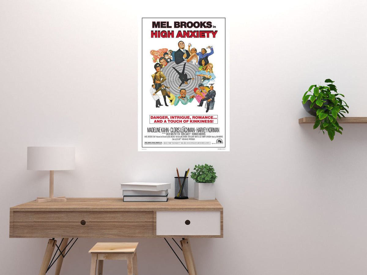 High Anxiety Movie Poster (16"x24") The Poster Depot