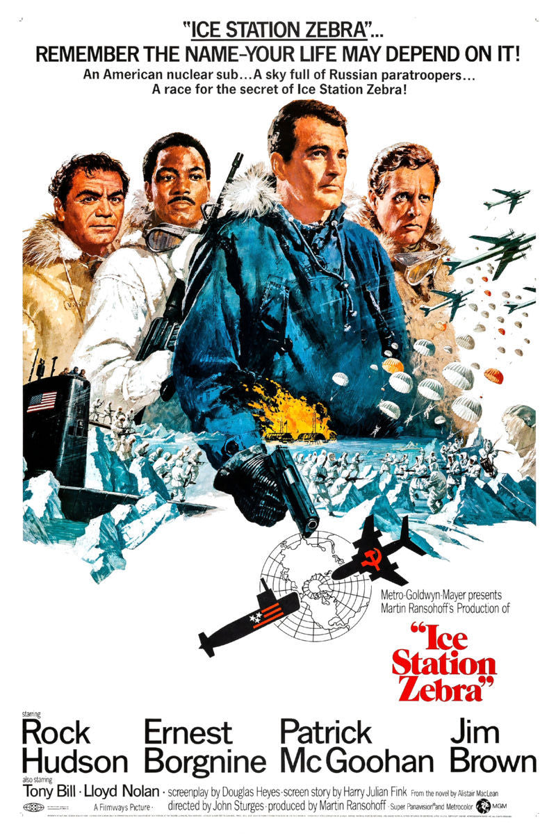 Ice Station Zebra Movie Poster 27inx40in The Poster Depot The Poster Depot