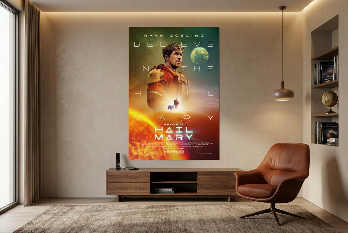 Project Hail Mary Movie Poster 40x60 XXL - Believe The Poster Depot