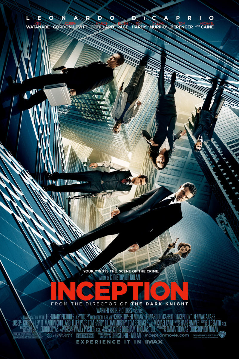 Inception Movie Poster 24x36 24inx36in