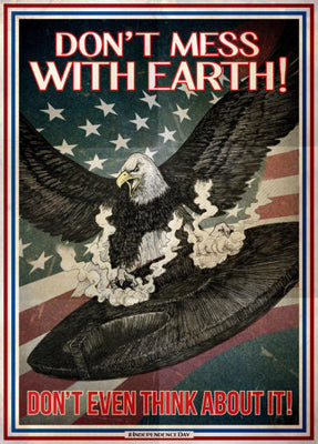 Independence Day Resurgence Propaganda Styled poster Large for sale cheap United States USA