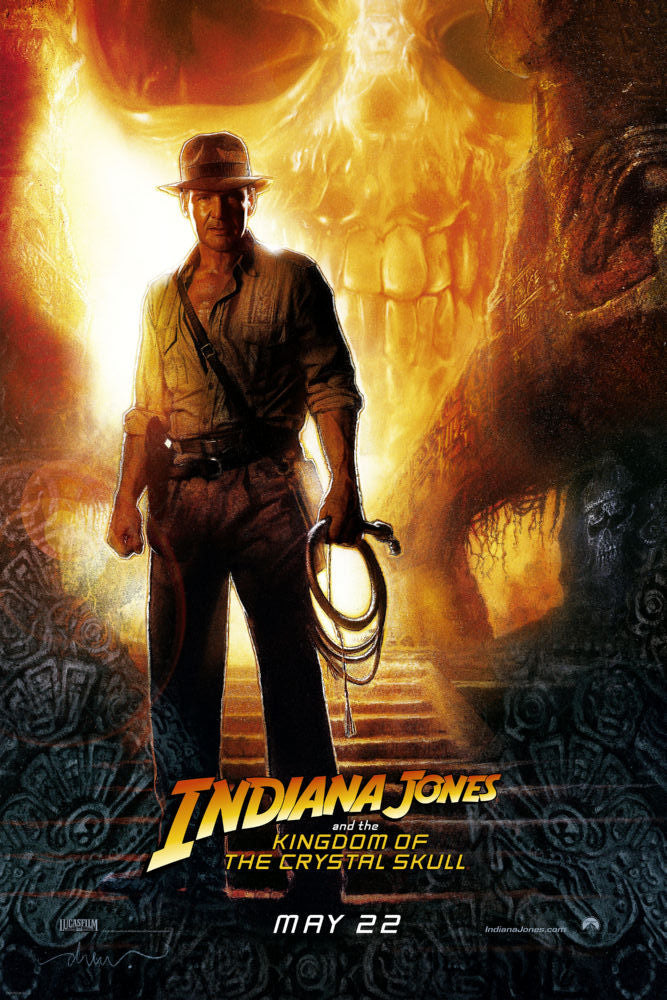 Indiana Jones And The Kingdom Of The Crystal Skull Movie 27x40 Poster  The Poster Depot