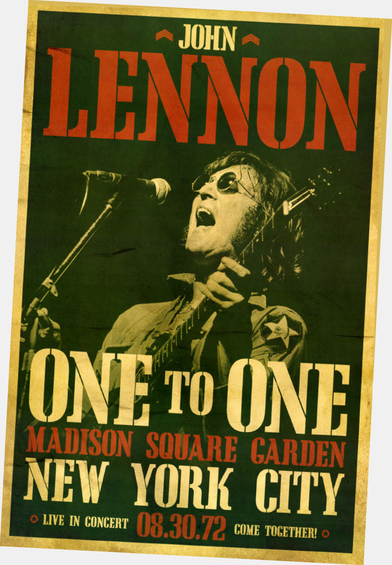 John Lennon poster Msg Concert| theposterdepot.com The Poster Depot