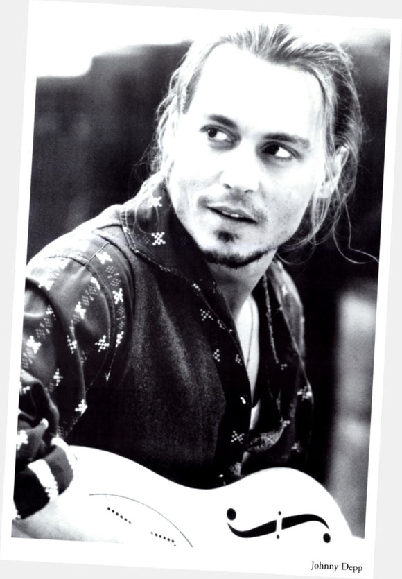Johnny Depp 11x17 poster Guitar for sale cheap United States USA