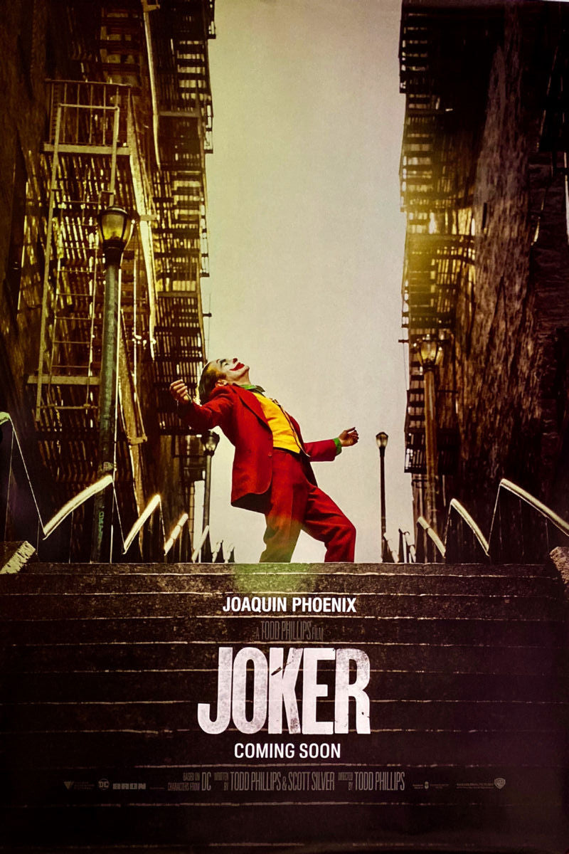 Joker Advance Movie poster Joaquin Phoenix| theposterdepot.com The Poster Depot