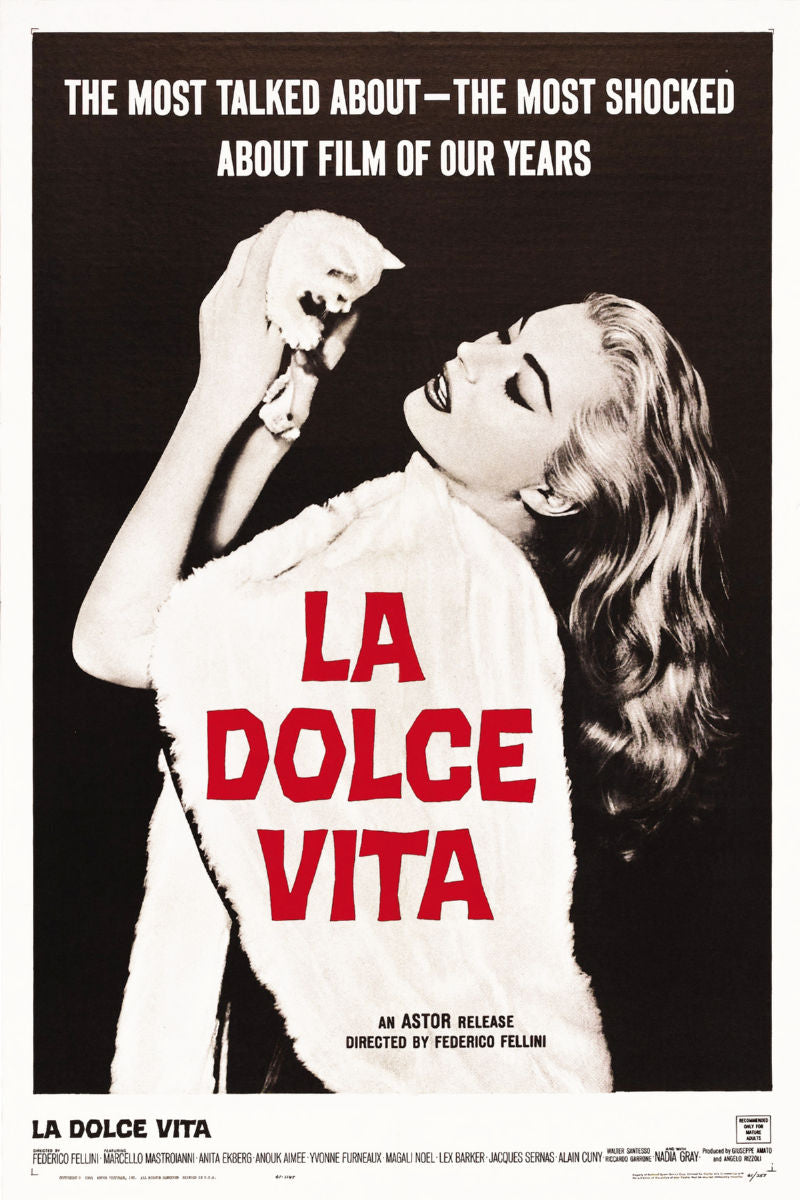 La Dolce Vita Movie Poster 24x36 24inx36in The Poster Depot