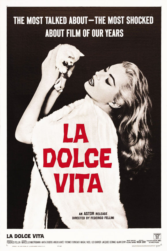 La Dolce Vita Movie Poster 11x17 on Sale