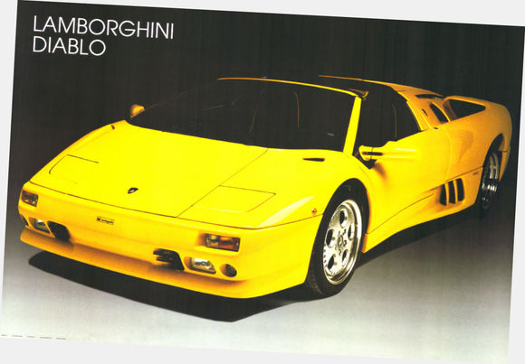 Lamborghini Diablo poster for sale cheap United States USA