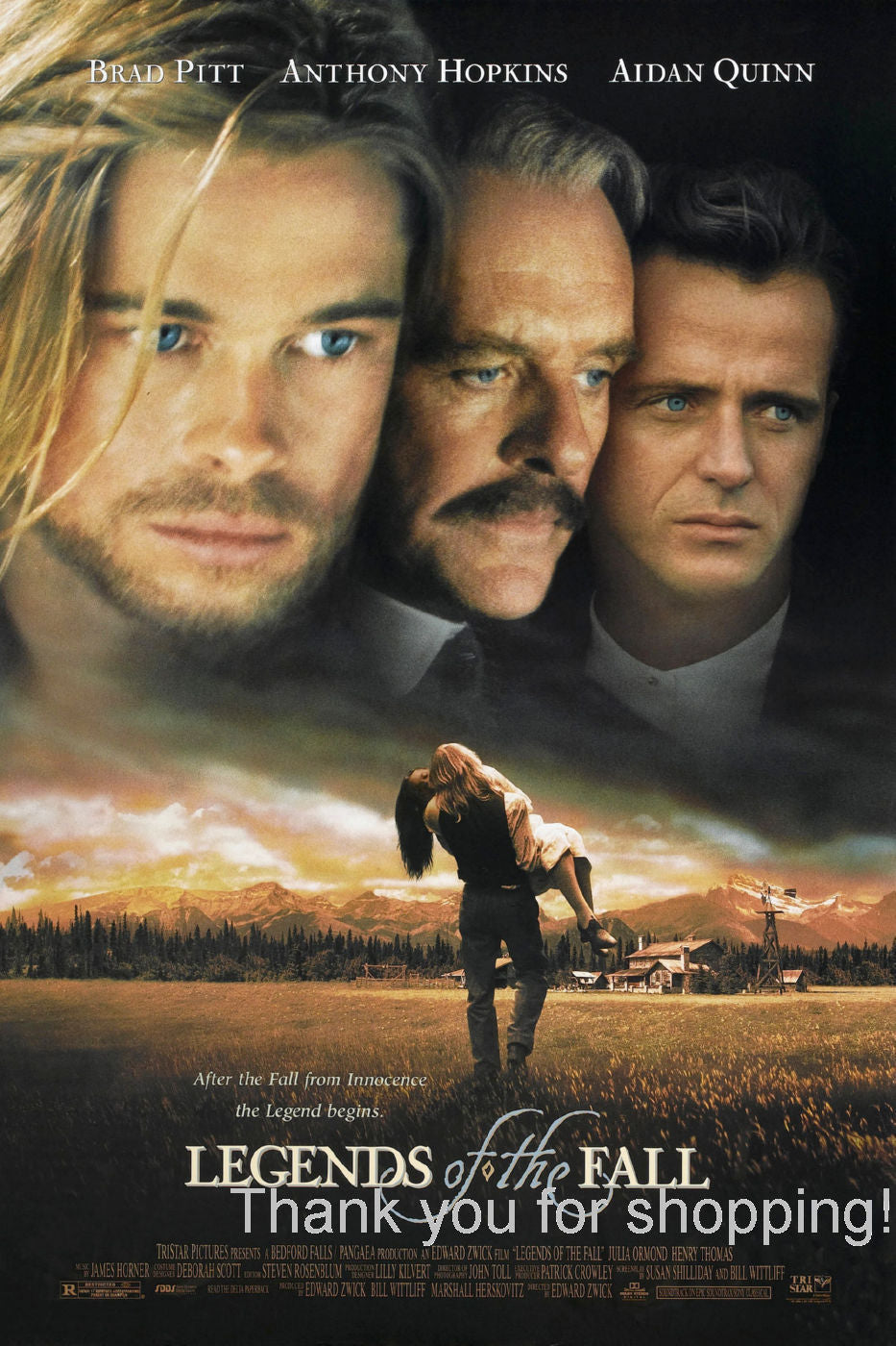 Legends Of The Fall Movie Poster 11x17 for sale cheap United States USA