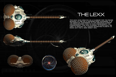 Lexx Ship  Poster 24x36 24"x36"