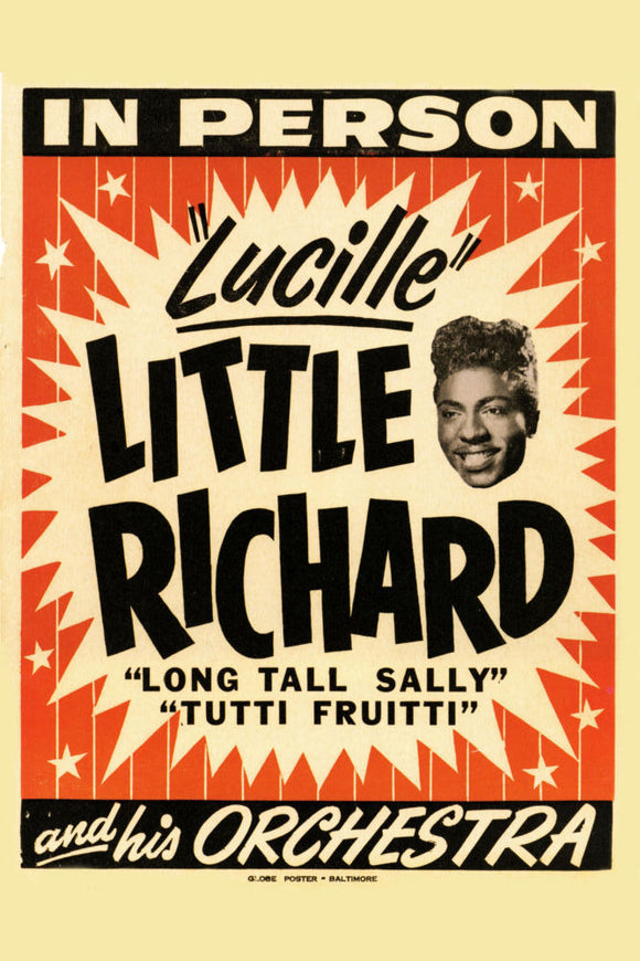Vintage Concert Poster Little Richard Poster - 11x17