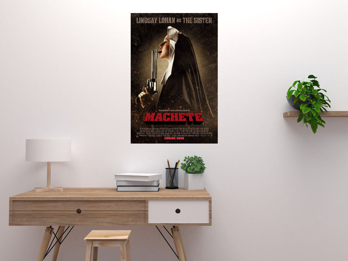 Machete Lohan movie Poster 27x40 – Grindhouse Action Wall Art The Poster Depot