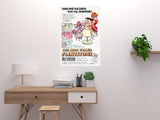 A Man Called Flintstone Movie Poster featuring cartoon spy antics and retro flair