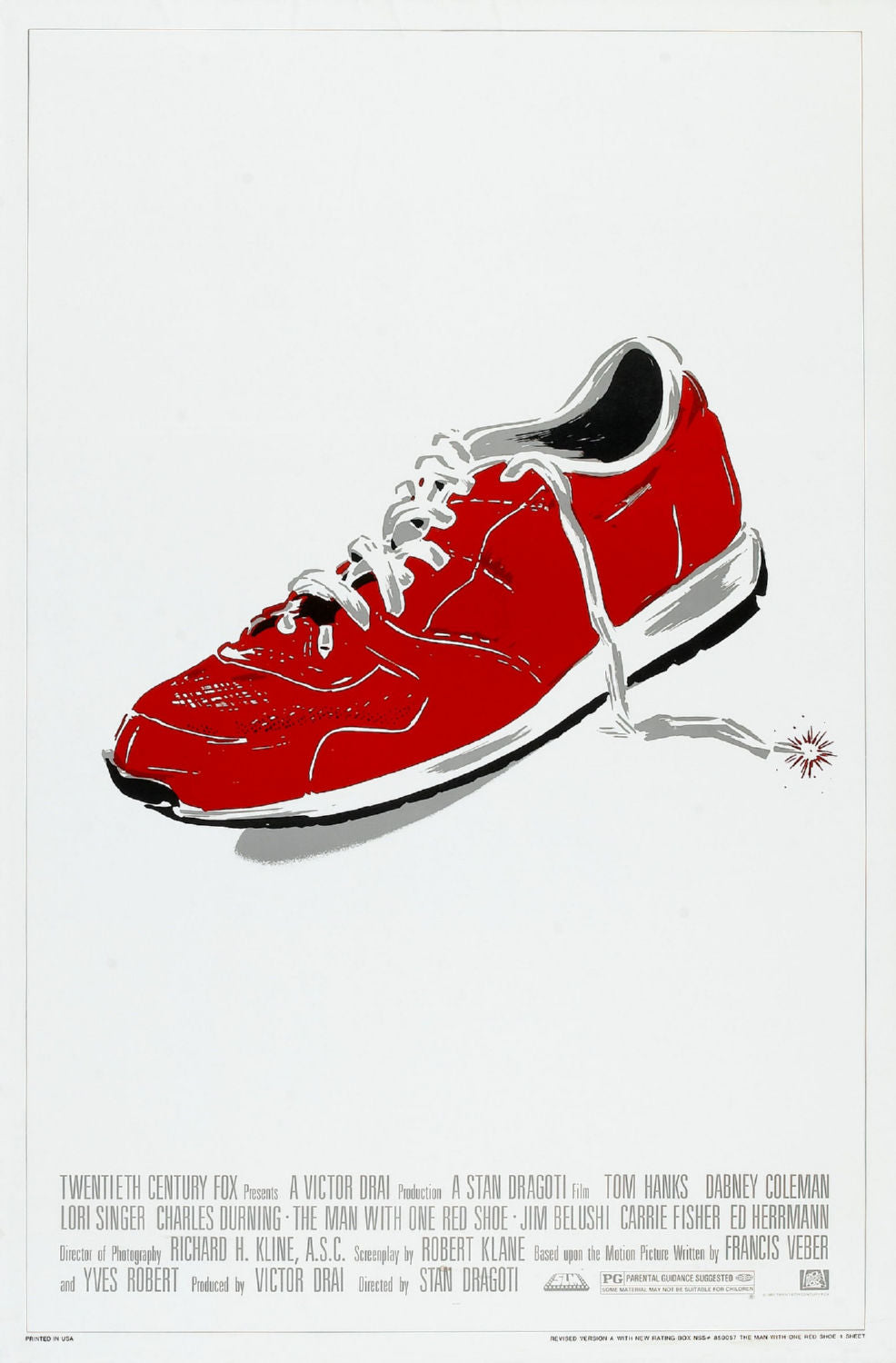 The Man with One Red Shoe Poster 24x36 The Poster Depot