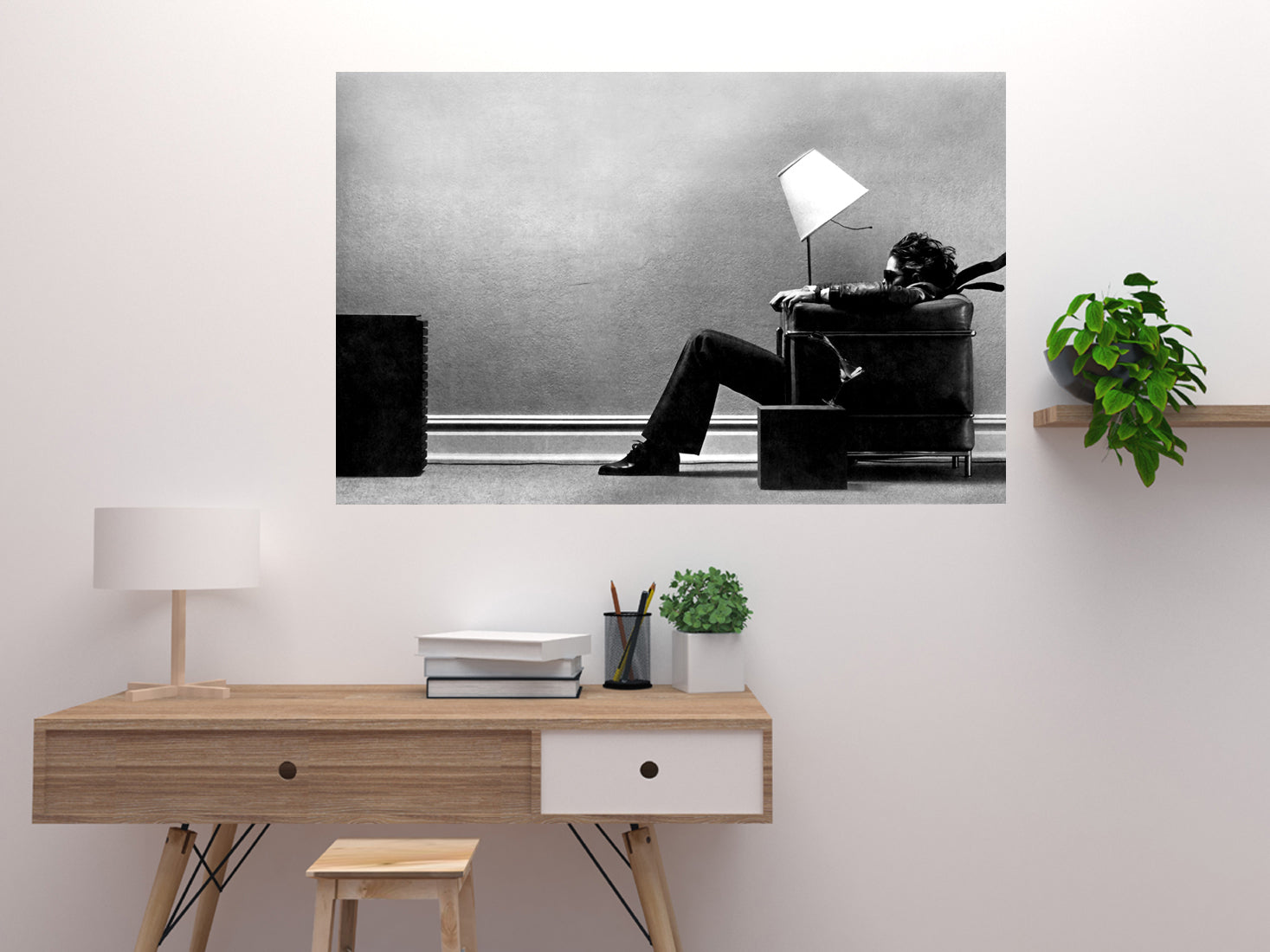 Maxell Blown Away Poster - Vintage 80s Commercial Art 24x36