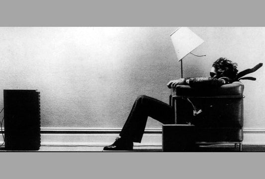 Maxell Blown Away Speaker Ad Poster Metal Print 12"x16" The Poster Depot