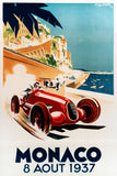 Monaco Grand Prix 1937 French Movie Poster 16x24 on Sale