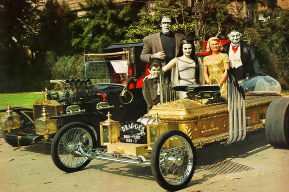 The Munsters Cars Family Dragula Coach Poster 27x40 on Sale