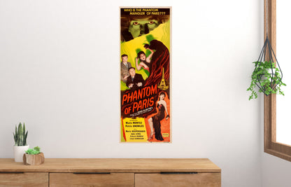 Mystery of Marie Roget literary movie poster with shadowy tones
