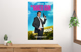 The Naked Gun parody movie poster with absurd tones