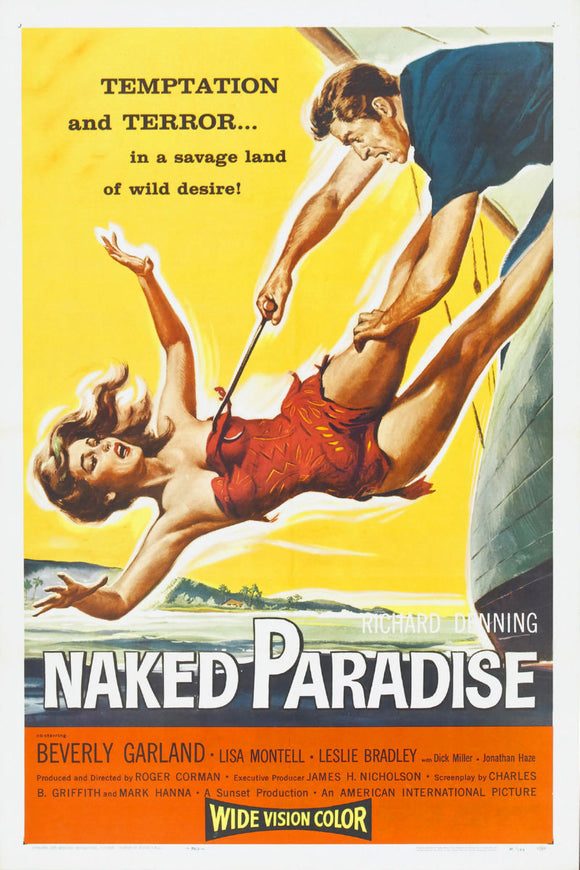 Naked Paradise Movie Poster 11x17 on Sale