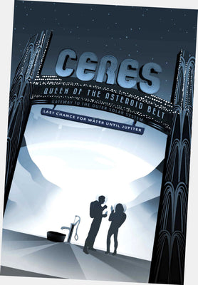 Nasa Travel Poster Art Poster 27x40 27"x40" Ceres The Poster Depot