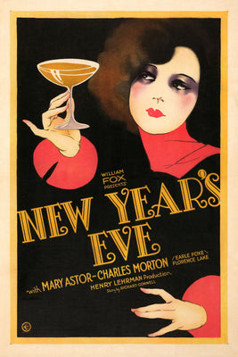 New Years Eve  Movie Poster 11in x 17in 1929 Art Deco Poster