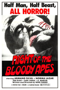 Night of the Bloody Apes Movie Poster 16"x24"