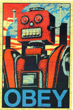 Toy Robot Scary Obey   Poster 