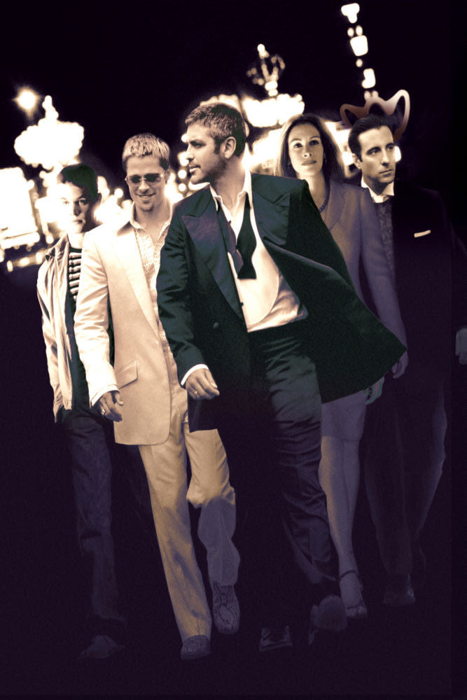 Oceans Eleven Actors Movie Poster 27x40 The Poster Depot