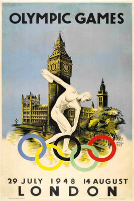 Olympic Games Poster London 1948 On Sale United States