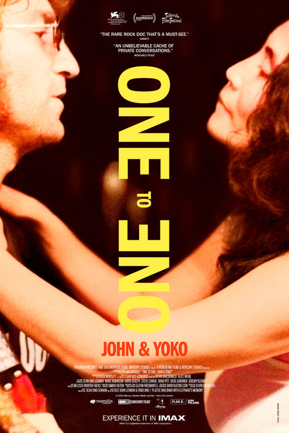 One To One John & Yoko  Movie Poster 24x36 24