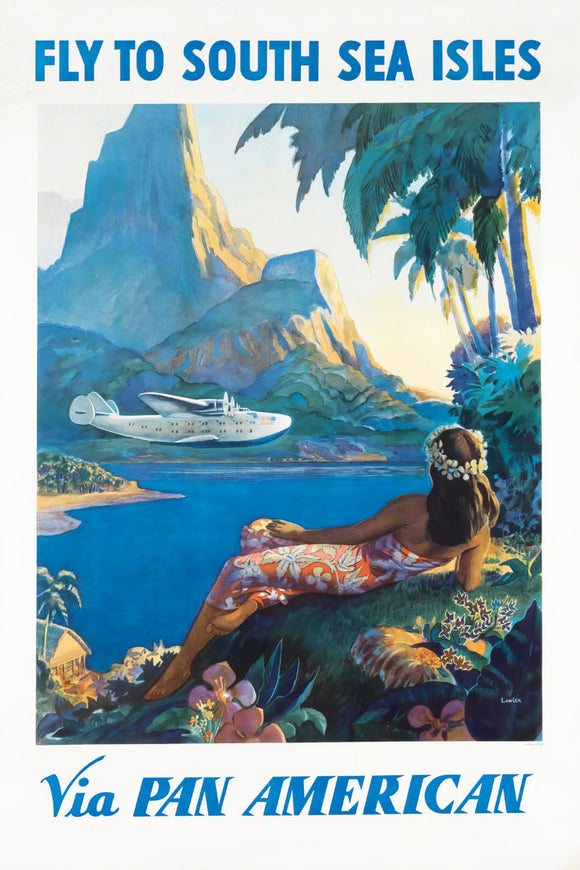 pan american south sea isles Poster 24x36 