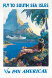 pan american south sea isles Poster 24x36 