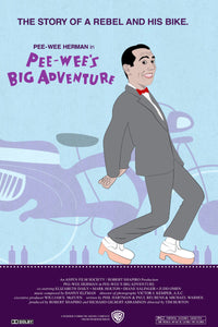Pee-wee's Big Adventure Movie Poster 16"x24" #2