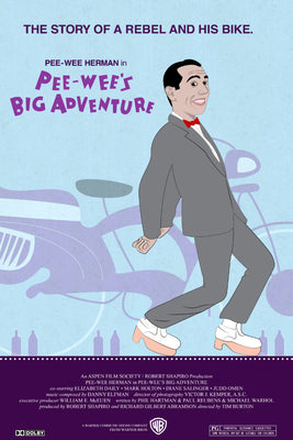Pee-wee's Big Adventure Movie Poster 24x36 #2 The Poster Depot