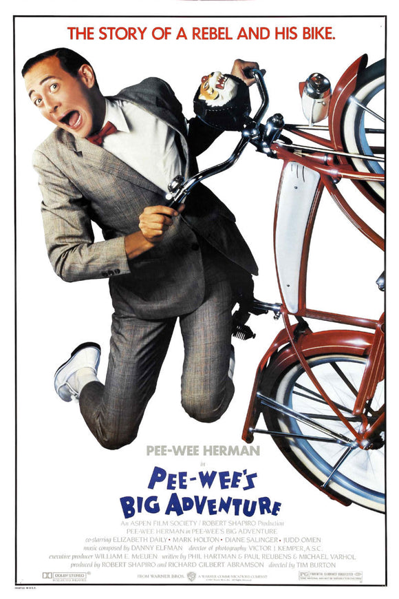 Pee-wee's Big Adventure Movie poster #3 for sale cheap United States USA