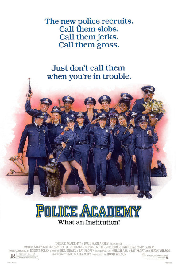 Police Academy poster - for sale cheap United States USA