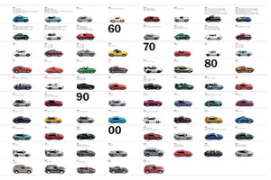 Porsche Models Poster 11x17 for sale United States USA