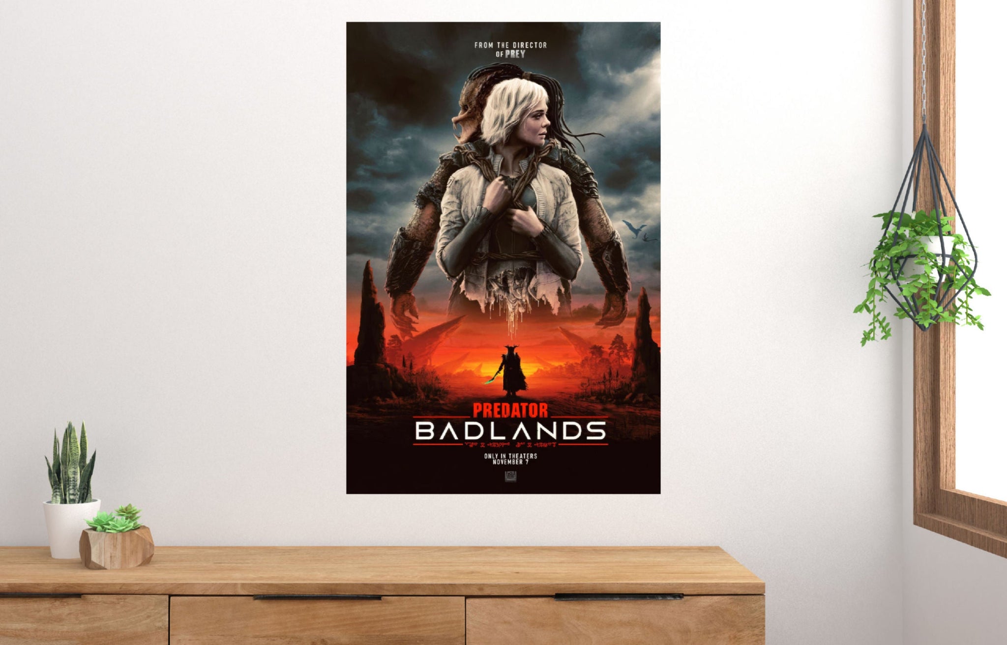 Predator Badlands Poster 27x40 – Sci-Fi Action Wall Art (Alt
